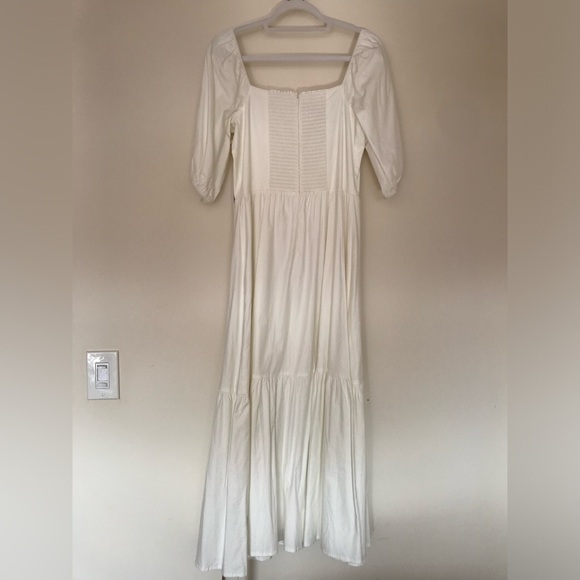 Reformation Rutherford Dress in White, Size 12 - Picture 3 of 3